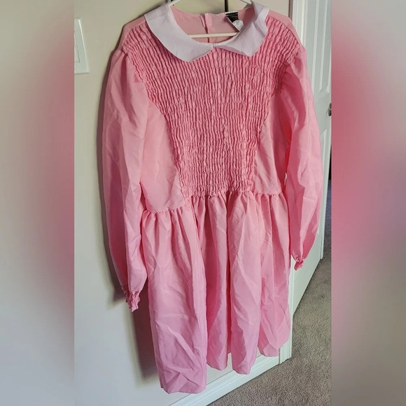 Stranger Things Eleven Pink  Dress Halloween Costume Cosplay - Picture 6 of 8